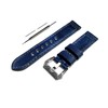 NICKSTON Blue Brushed Genuine Leather Band Compatible with Garmin Venu
