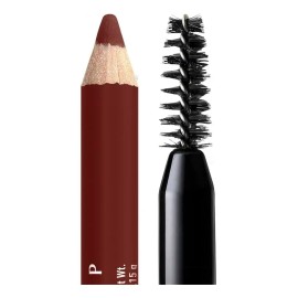 Lápiz De Cejas Powder Louder Brow Pencil Nyx Cosmetics Color Black cherry