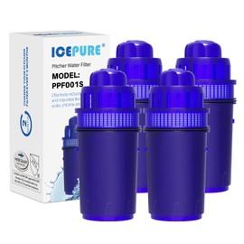 ICEPURE Pitcher Water Filter Replacement for Pur PPF900Z, PPF951K, PPT700W, CR-1100C, DS-1800Z, CR-6000C, PPT711W, PPT711, PPT710W, PPT111W, PPT111R Pitchers and Dispensers, 4PACK