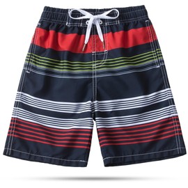 SIX ISLANDS Boys Swim Trunks - Quick-Dry, Comfortable, Ages 5/6 to 18/20 - Fun Patterns, Durable Design Boys Bathing Suit