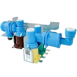 242252702 Triple Refrigerator Water Inlet Valve Compatible with Frigidaire Kenmore Electrolux Crosley Refrigerator Replaces 240531101 241734301 K-76150, WV2702, 240321801, AP5671757, 241636701 etc.