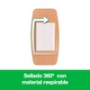 3M Nexcare, Venditas Ultraflexibles, Tamaños Surtidos, Color Beige, Caja con