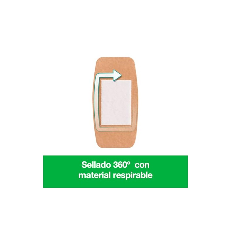 3M Nexcare, Venditas Ultraflexibles, Tamaños Surtidos, Color Beige, Caja con