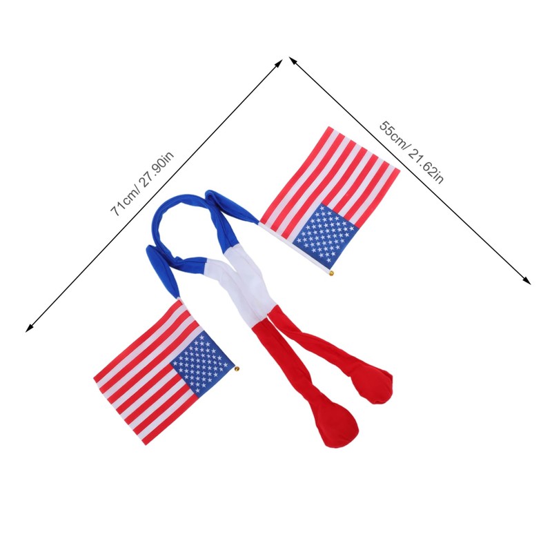 Beavorty Patriotic Independence Day Headband Lightweight Usa Flag Hair Accessories