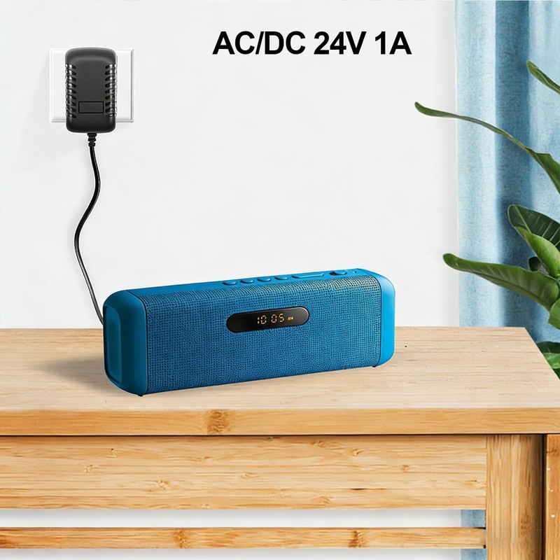 24V 1A Power Supply, AC to DC Adapter 5.5mm x