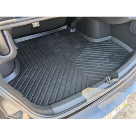 EACCESSORIES EA Floor Cargo Liner – Trunk Mat for Kia K5 2021–2025 – Weather – Resistant Trunk Mats for Cars with Raised Lip – Non-Slip Car Tray Pad Boot – Laser Pre-Cut Design