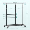 Raybee Clothes Rack Heavy Duty 450LBS, Clothing Racks for Hanging