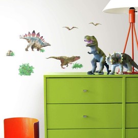 RoomMates RMK1882SCS Dinosaur Peel and Stick Wall Decals