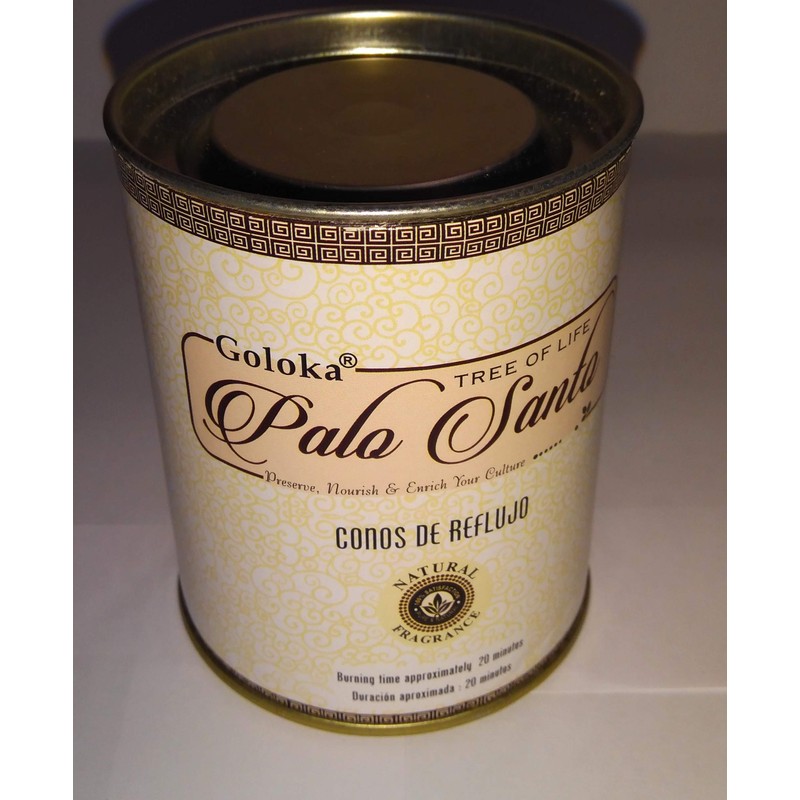 Palo Santo Backflow Incense Cones - 9cm x 7cm (Pack