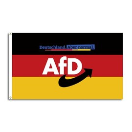 FlagShipper AFD Flag 150 x 90 cm Alternative for Germany AfD Party Fan Item Flag New for Country Elections European Elections Bundestag Election for Garden Demonstration Germany Flag