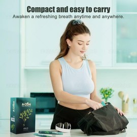 Individual Single Packets Mouthwash for Travel, 30 uses Alcolhol-Free Help Kill 99% of Bad Breath Germs,Fresh Mint