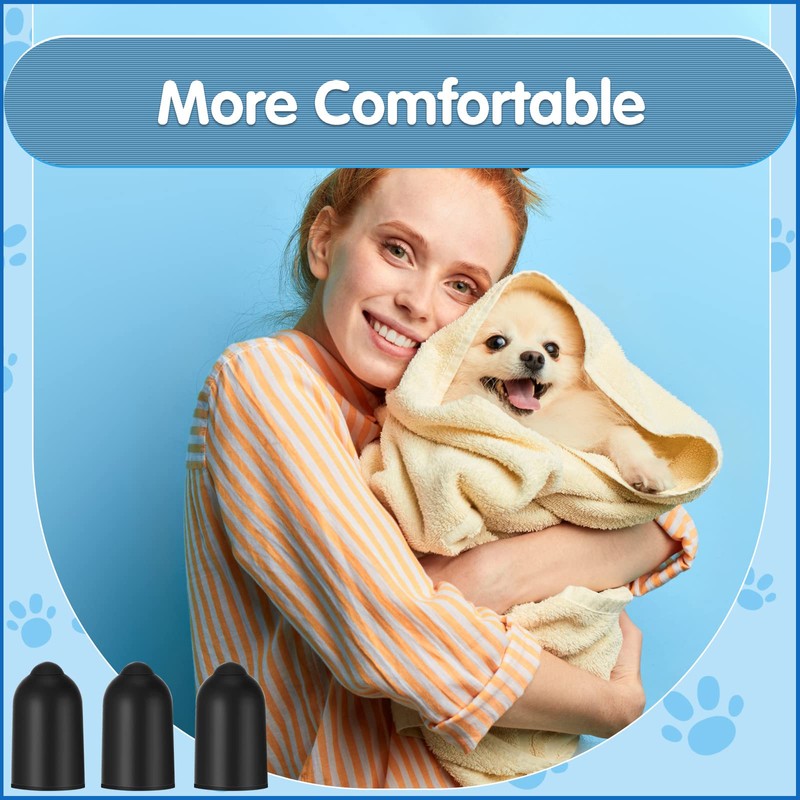 Weewooday 24 Pieces Shock Collar Dog Rubber Tips Training Collar