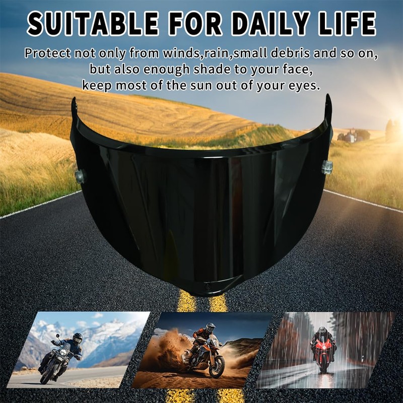 AGV Pista Corsa Gprr Visor Commpatible with for Day and