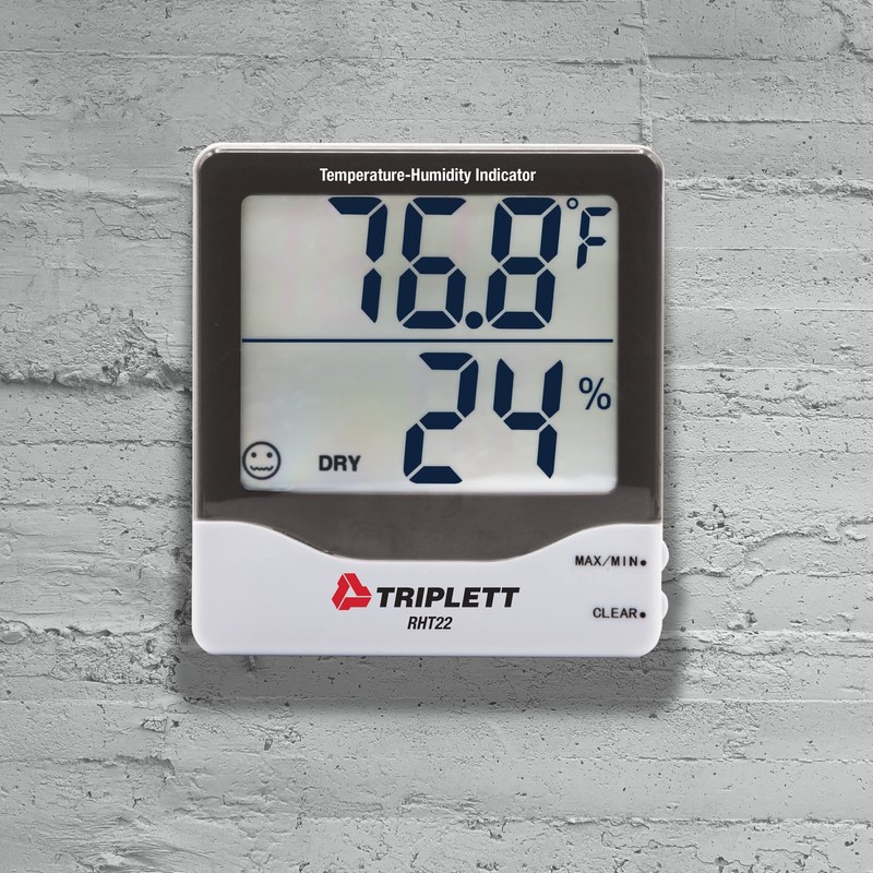 Triplett RHT22 Digital Indoor Hygro-Thermometer with Dual Display Humidity and
