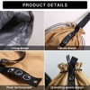 LELE LIFE Insulated Canvas Lunch Bag with Drawstring Wide Open