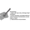 Daiichiseiko Set of retaining pull system clip on reel and