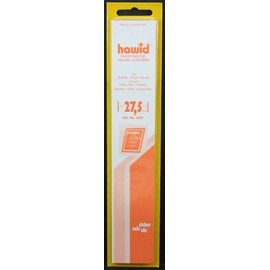 Hawid 25 210x27.5mm stamp mount strips. Clear.