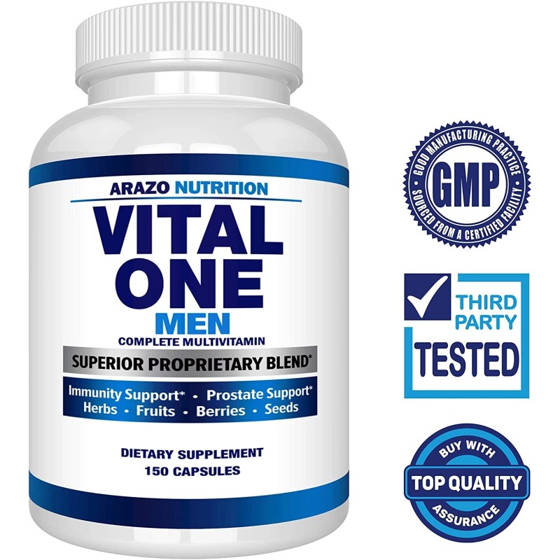 Multivitamínico para hombres, apoya la próstata, la visión y el
