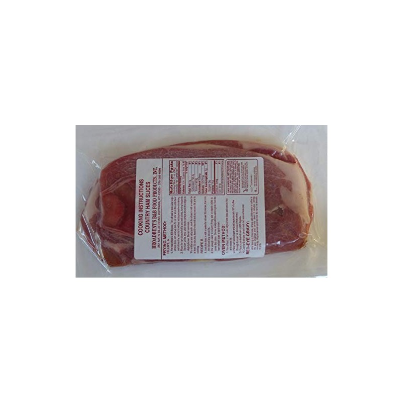 Julia's Pantry Country Ham Hickory Smoked Center Steaks 1# Package