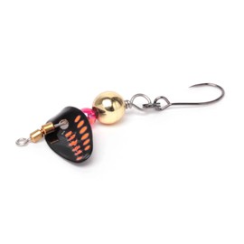 Jackson Buggy Spinner Lure, 0.1 oz (3 g), BO Black/Orange Dot