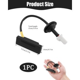 Tailgate Opening Switch Designed, Car Interior, Car Trunk Handle Switch, Suitable for Kia Rio Mk3/Picanto Rio/Picanto 2011-2017 81260-1W220