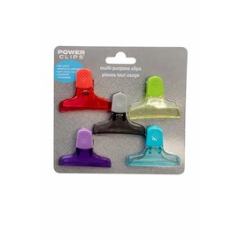 Power Clips Multi-purpose Clips, Metal, 1.5 inches, Multicolor