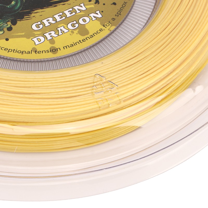 1.25mm Tennis Racket String Double Ribbed Pattern Beat Resistant Polyester