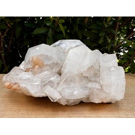 GAF TREASURES Large Apophyllite & Stilbite Crystal Cluster 3-8", Natural Apophyllite Cluster with Inclusions (1-2 lb)