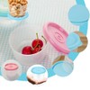 Shirene Small Food Containers with Lids,6 Pcs 150ml Food Containers
