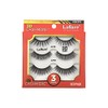 Laflare 3D Cashmere False Eyelashes 3 pcs Multipack, Ultra Soft,