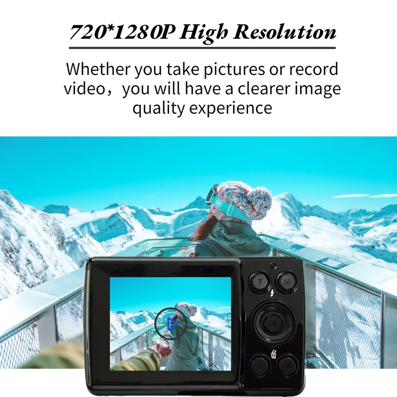 Mini Video Camera, 2.4 Inch LCD Screen, Digital Camera with