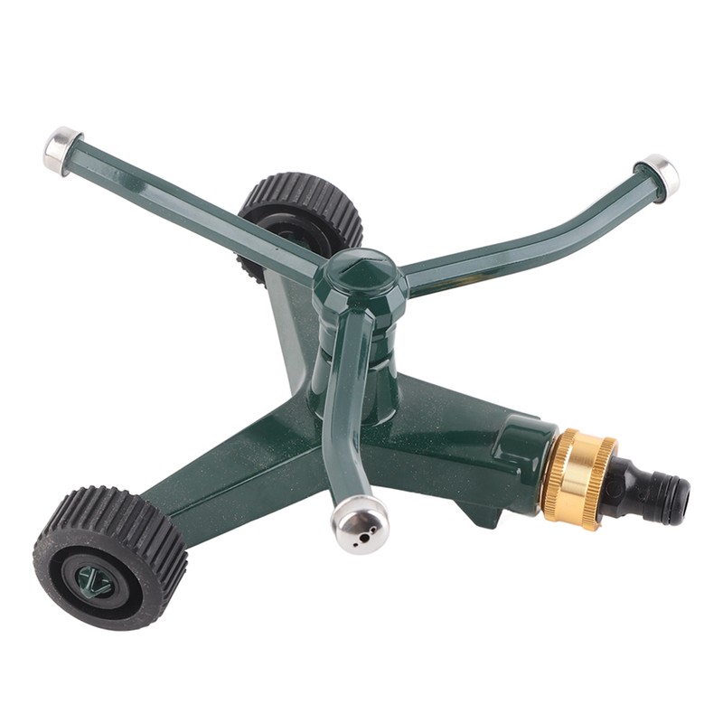 Metal Three Arm Sprinkler with G3/4 Connector Rustproof 360° Rotating