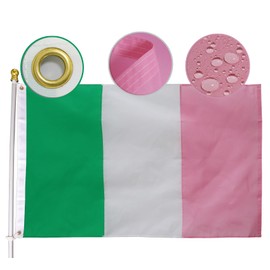 Premium Newfoundland Old Republic Tricolor Flag 3x5 Ft Large, Heavy Duty Nylon 210D | Quadruple Stitched Fly Ends|Star of The Sea Association SOSA Flags House Decoration Banner