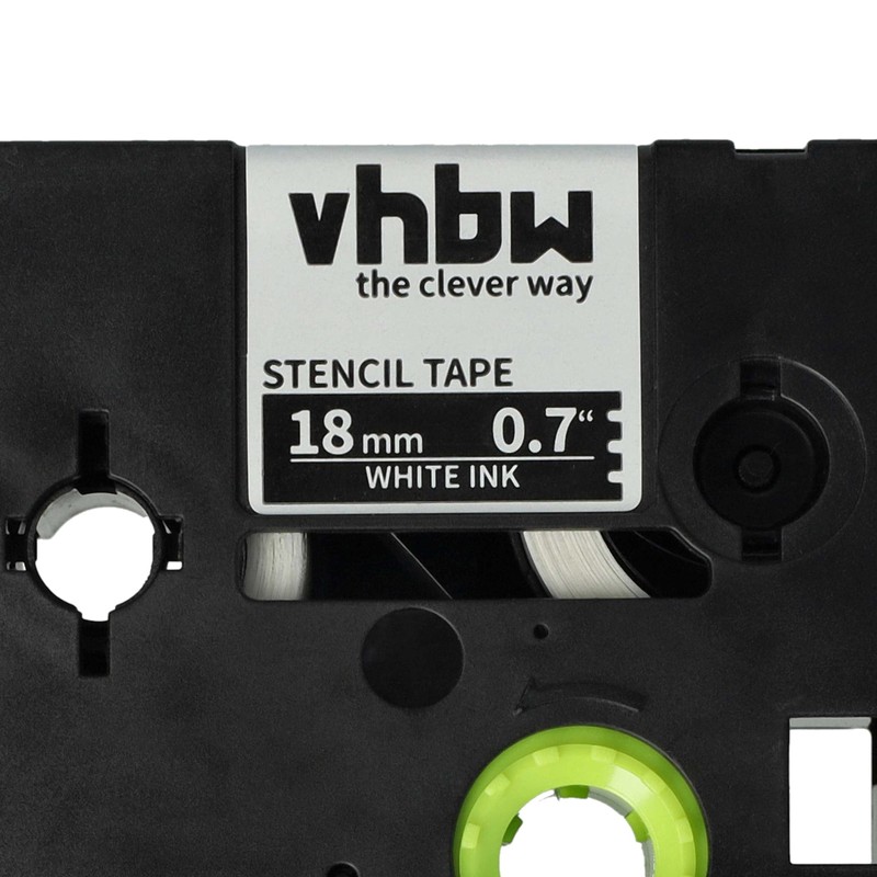 vhbw Stencil Tape Replacement for Brother ST-141, STE-141 for Labelling