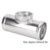 2.5in Blow Off Valve Flange Aluminum Alloy Silver Rustproof Universal