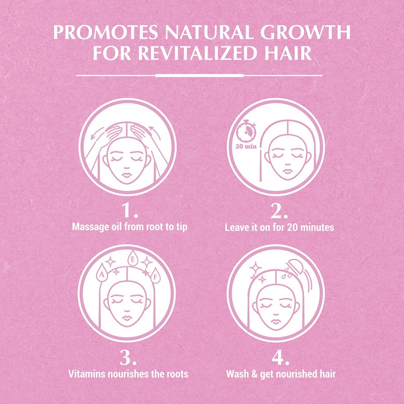 Dabur Vatika Hair Oil promotes natural growth of hair and