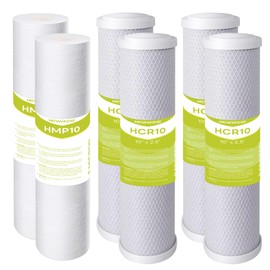 MewMore 2-Set Pre-Filter Stage 1-3, Fit for APEC RO Water Filter System Essence, Ultimate RO-45/90 /PH90 /Hi/PERM/Pump, ROES-50/75 /PH75, WFS-1000