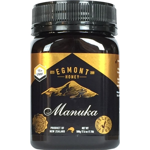Egmont Honey MGO515+ Manuka Honey 17.6 oz (500 g), New Zealand Honey in Individual Box
