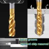 Vleant Spiral Flute Threading Tap – HSS6542 Titanium Plated and