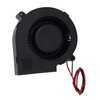 Eacam Double Ball Bearing Turbine Blower, Plastic DC12V Cooling Fan