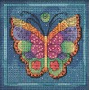 Mill Hill Butterfly Capri Beaded Counted Cross Stitch Kit 2019