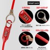 GORIX (GX-3001) Cable Lock, Bicycle Key, Wire Lock, Dial Type,