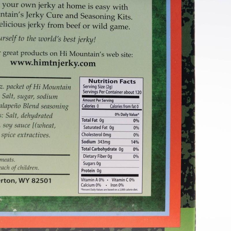 Hi Mountain Jerky Seasoning and Cure Kit | JALAPENO BLEND
