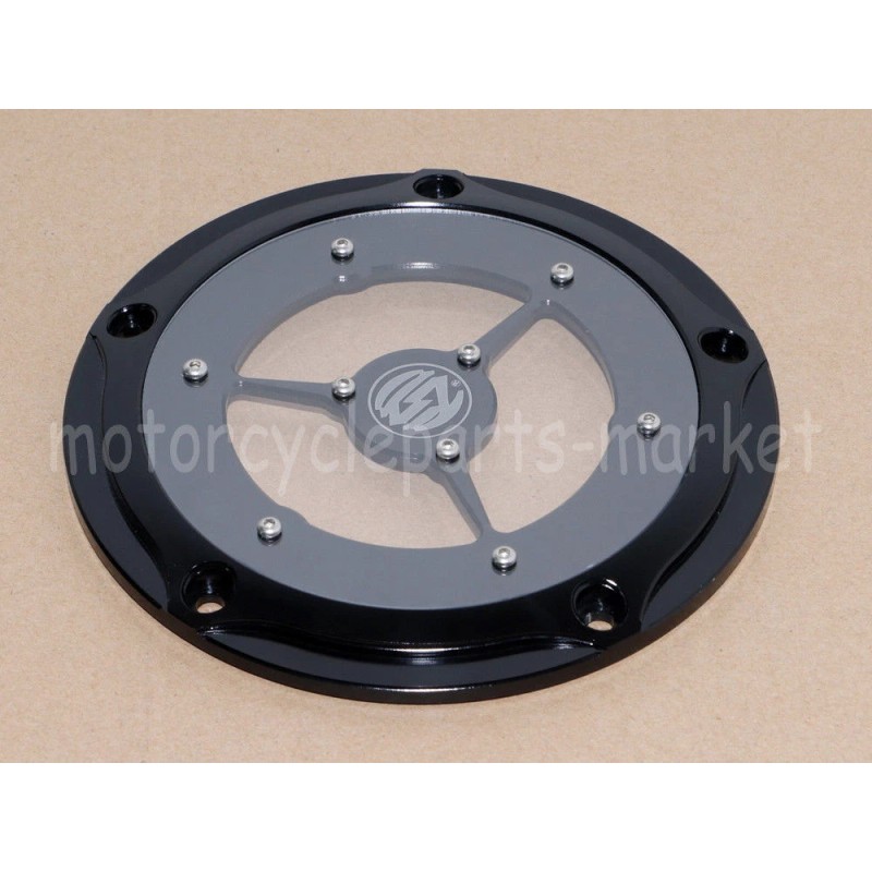 Unbraned RSD Clear Derby Timer Covers for Harley Touring Street