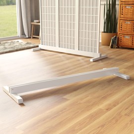 Red Lantern Room Divider Stand (Stand Only), White, for 3 Panel Screens