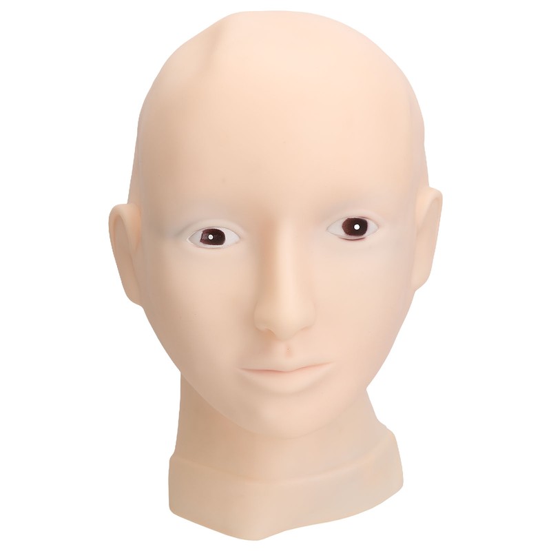 Lash Mannequin Head Safe Soft Silicone High Simulation Makeup Practice