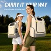 Bosynoy Disc Golf Bag with Clear Phone Holder, 20+ Discs