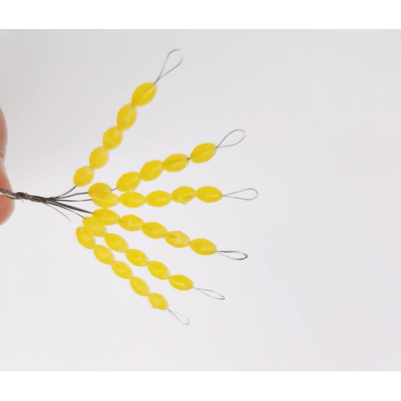 Drchoer Fishing Rubber Bobber Beads Stopper, 6 in 1 Float