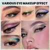 Black and Multichrome Waterproof Liquid Eyeliner, Stay All Day Eye