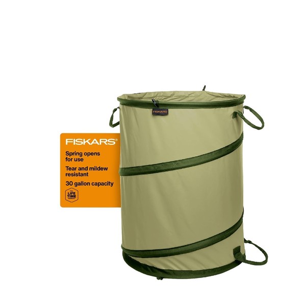 Fiskars Fiskars Kangaroo Collapsible Garden Bag for Yard Waste, 30